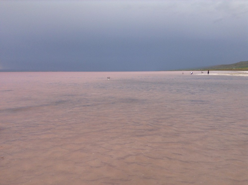 ピンクのトゥズ湖