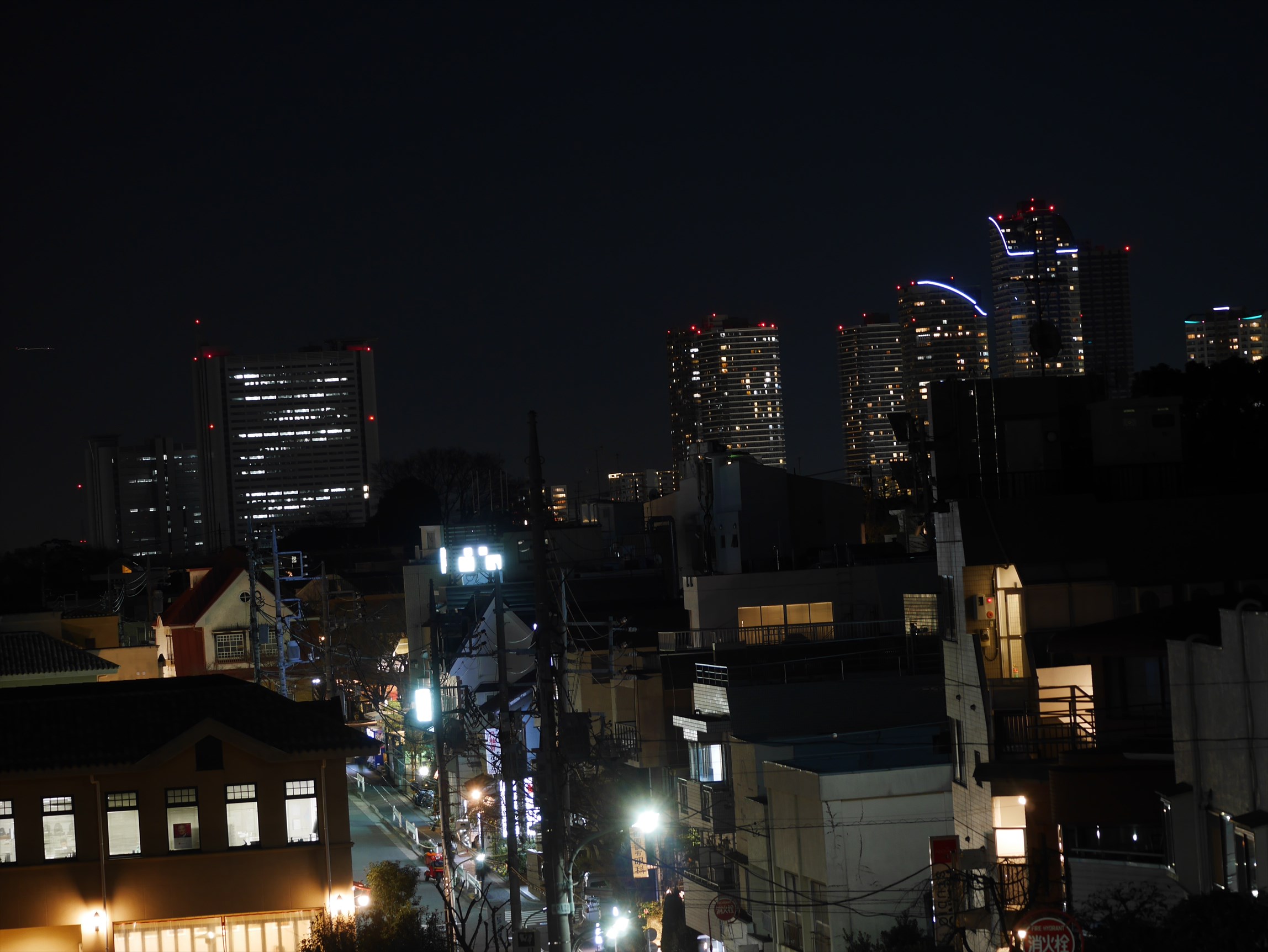 東京タワーが見えず