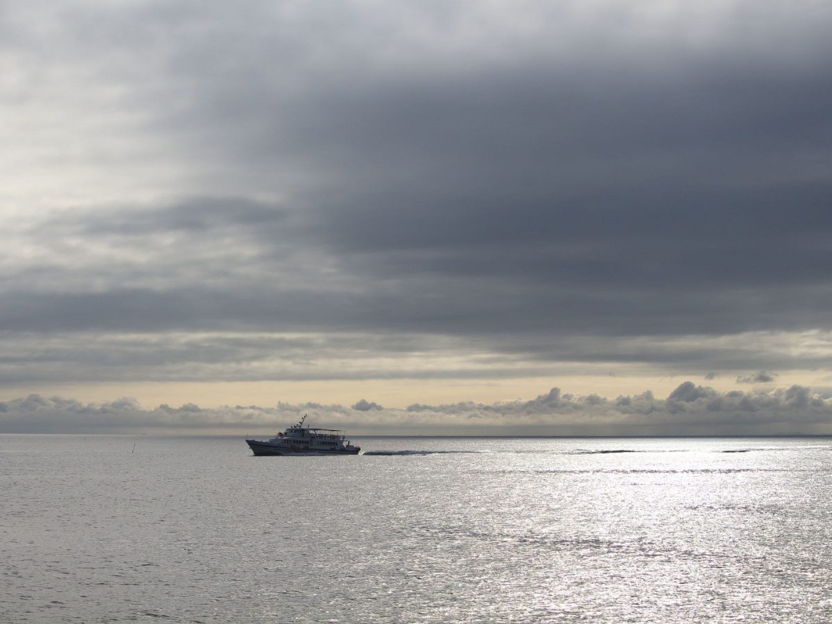 帰りのフェリー