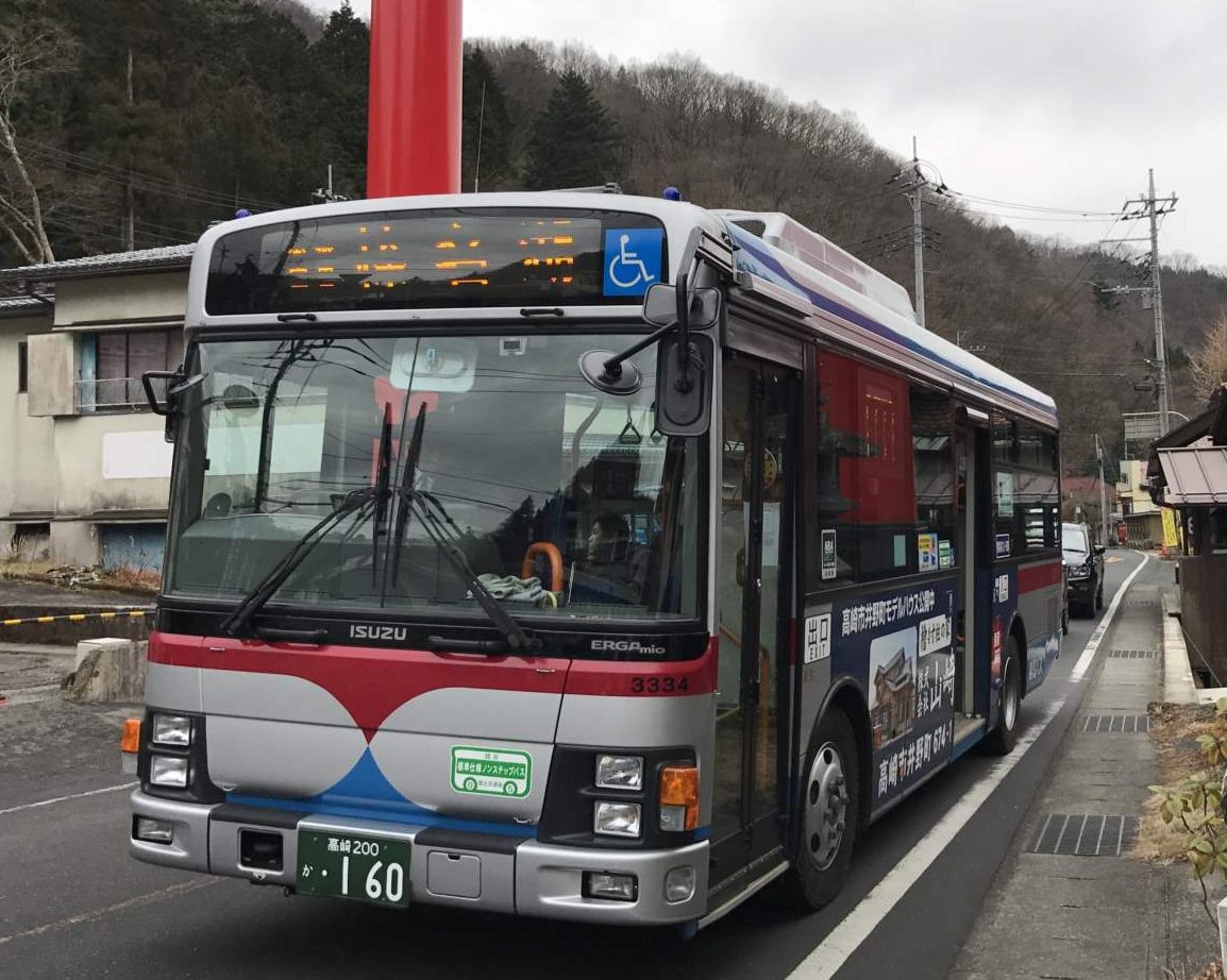 春名神社行きのバス