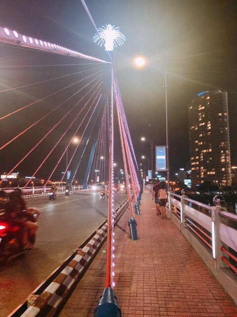 ハンブリッジの上