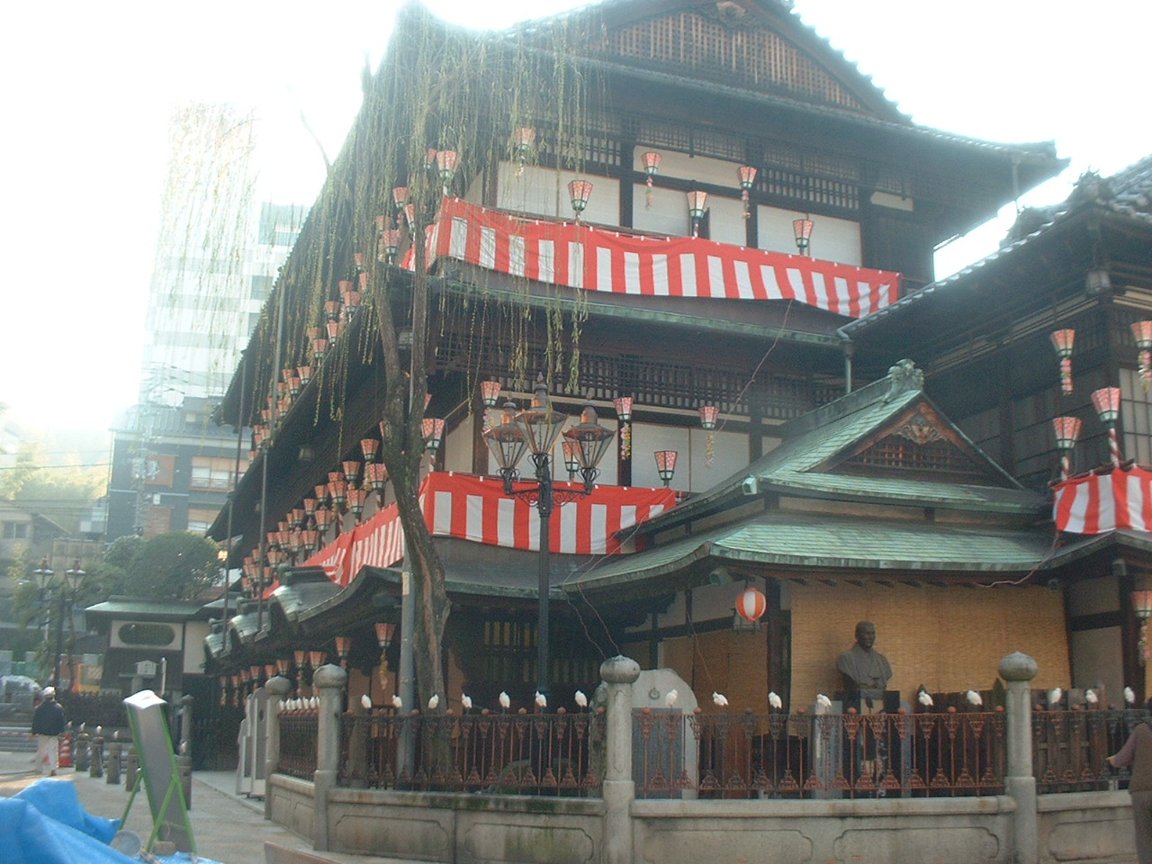 道後温泉の昼間