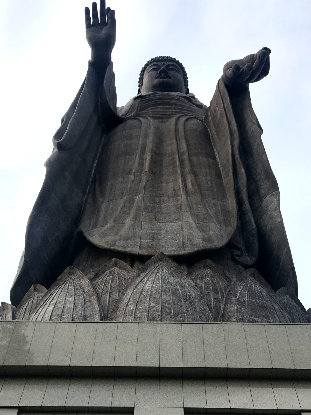 至近距離の大仏