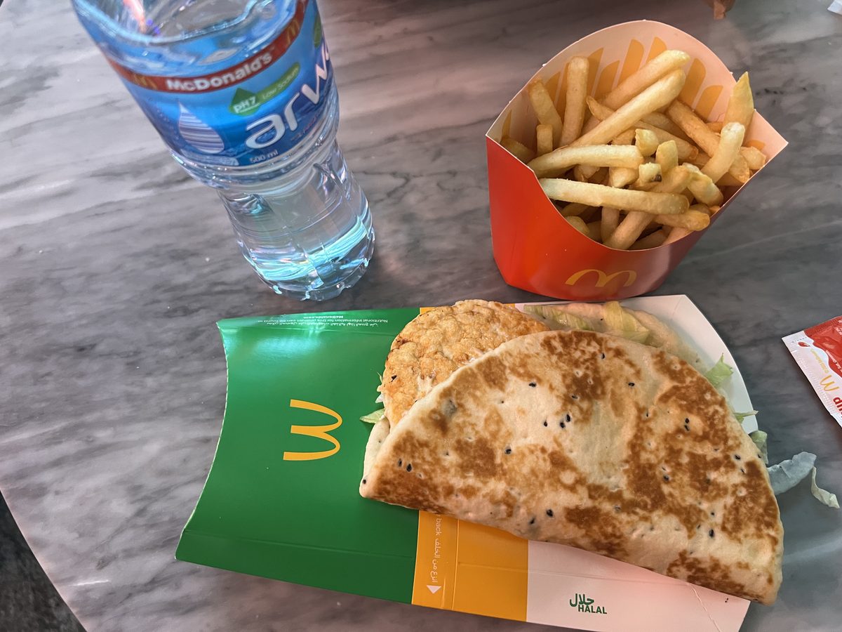 マスカット国際空港のマクドナルド