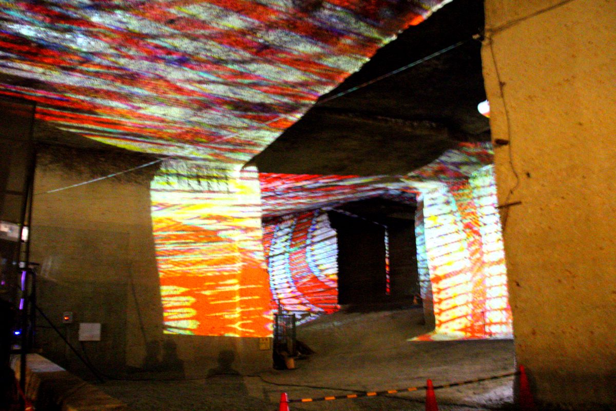 大谷資料館ライトアップ