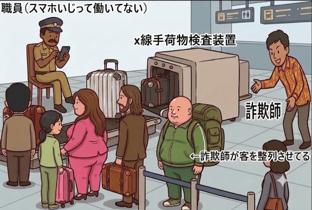よく働く詐欺師と、働かない職員